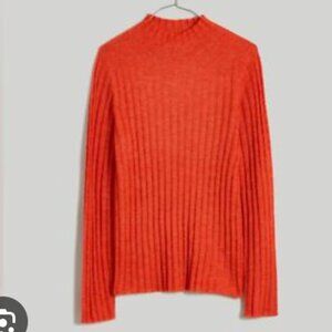 Madewell Alpaca-Blend Mockneck Sweater